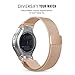 Gear S2 Watch Lugs / Connectors / Clasps, MoKo Stainless Steel Replaceable Connection Adapter Connect 20mm Watch Band for Samsung Gear S2 SM-R720 & SM-R730, Rose GOLD