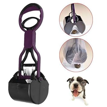 PSK Portable and Foldable Jaw Clamp Poop, Litter Potty Scooper for Dogs and Cats (Colour May Vary, 11 Inches)