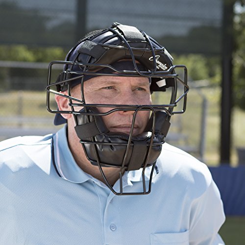 Champion Sports Adult Extended Throat Guard Baseball Mask for Umpires