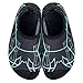 L-RUN Children's Aqua Socks Water Shoes Outdoor Sports Shoes Green M US 2.5-3.5=EU 34-35