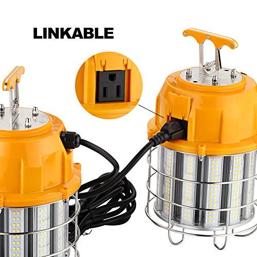 Freelicht Portable LED Temporary Work Light Fixture, 12,000 Lumens