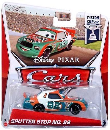 Disney / Pixar CARS MAINLINE 1:55 Die Cast Car Sputter Stop No. 92 [Piston Cup 15/18]