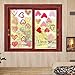 Ocosy 172Pcs Valentine's Day Window Clings Valentines Day Decorations Heart Window Clings Décor (Valentine's Day)