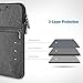 Plemo 13-13.3 Inch Waterproof Laptop Briefcase, 3 Layers Shockproof Padded Nylon Laptop Sleeve with Strap for MacBook Pro, MacBook Air, Notebook and Tablet