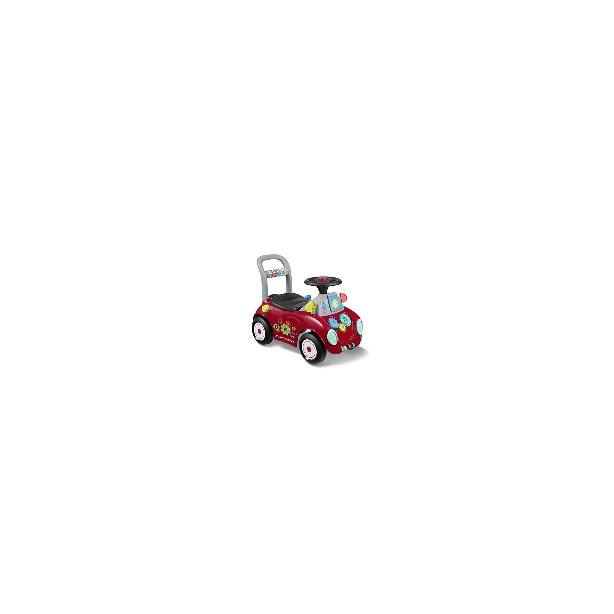 Radio Flyer Busy Buggy, Sit to Stand Toddler Ride On Toy, Ages 13, Red