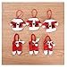 6PCS Santa Suit Christmas Silverware Holder Pockets Red Kitchen Cutlery Bag Santa Suit Dinner Flatware Holders