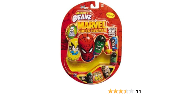 Amazon Com Mighty Beanz Marvel Packs Toys Games