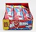 Airheads Candy 2-in-1 Big Bar, Blue Raspberry and Cherry Flavor, Non Melting, Pack of 24 Bars