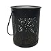 Whitelotous 2pcs/Set Metal Rattan Solar LED Hanging Lantern Lights IP44 Waterproof Outdoor Garden Yard Decor Lamps