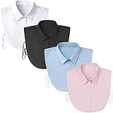 Kalkehay Fake Collar Detachable Dickey Collar Blouse Half False Shirts for Women Girls Outfits Accessories