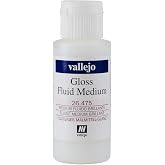 Vallejo : Acrylic Fluid Gloss Medium : 60ml