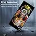 BITOBE Designed for iPhone Square Edges Case with Phone Ring Stand Grip Holder Soft TPU Slim Phone Cover
