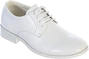 iGirlDress Boys Patent Matte Dress Oxford Special Occasion Christening First Communion Wedding Formal Shoes