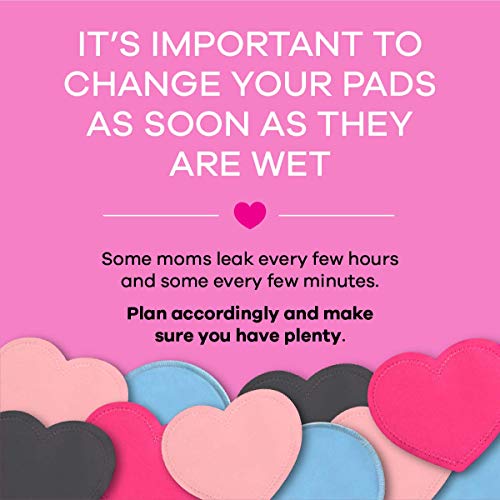 Bamboobies Nursing Pads for Breastfeeding | Reusable Breast Pads | Perfect Baby Shower Gifts | 3 Regular and 1 Overnight Pairs