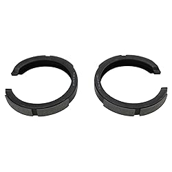 TRQ Rear Parking Brake Shoe Set Compatible with