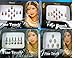 Lightahead® 4 PACK BOLLYWOOD HEAD BINDI TATTOO INDIAN ART RHINESTONE STICK ON REUSEABLE