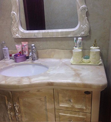 PEIWENIN-Badezimmer-Set Badezimmer Fünf-teiliges keramisches