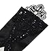 Edith qi Fingerless Pearls Lace Satin Bridal Gloves for Wedding Party Costume