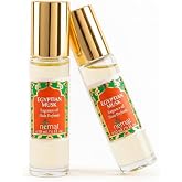 Nemat Egyptian Musk Perfume Oil Roll-On 2-Pack, 10 ml | Long Lasting Fragrance, Alcohol Free Formula, Essential Oil Based, Clean Ingredients, Vegan Friendly, Smooth Application