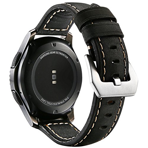 Maxjoy for Gear S3 Bands, S3 Frontier/Classic Leather Watch Band Strap