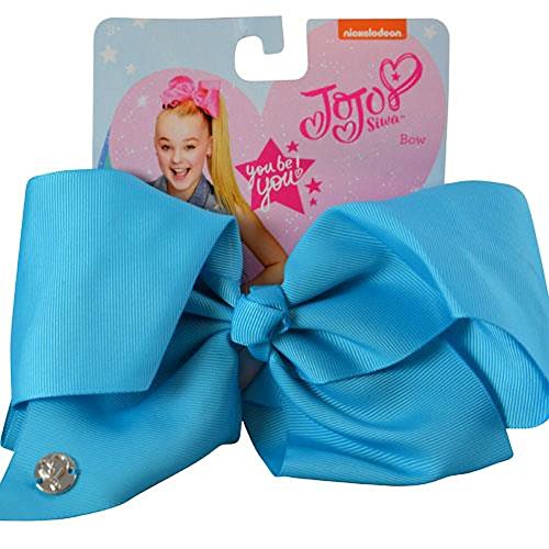JoJo Siwa Large Cheer Hair Bow (Basic Blue)