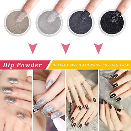 Lavender Violets Dip Powder 8Color Kit 0.5 oz/bot. Acrylic Nail
