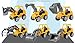 ThinIce Fire Truck Toys Friction Powered Vehicles Fire Engine Vehicles Truck for Kids, Boy, Girl (Yellow Amarillo)