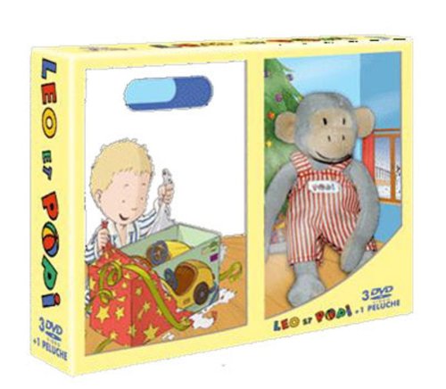 Léo Et Popi - Coffret 3 Dvd + 1 Peluche - C'est L'hiver ! / Joyeux Noël ! + La Famille / Les Petits Rituels + Les Animaux / La Nature