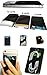 UbiGear #1 2 in 1 Universal Car Cell Smartphone Magnetic Fast Swift-Snap Lycra Credit Card Case Wallet Vent-Clip 360 ° Degree Holder Mount Cradle Build-in RFID Blocking Design Prevents ID Theft