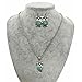 2017 Hot Jewelry Set ! AMA(TM) Women Vintage BOHO Style Peacock Butterfly Flower Owl Turquoise Pendant Necklace Earrings Eardrop Jewelry Set Gifts