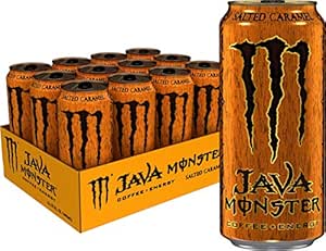 Amazon.com : Monster Energy Java Monster Salted Caramel, Coffee ...