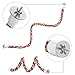 Jusney Bird Rope Perches,Parrot Toys 48 inches Rope Bungee Bird Toy (48 inches)[1 Pack]