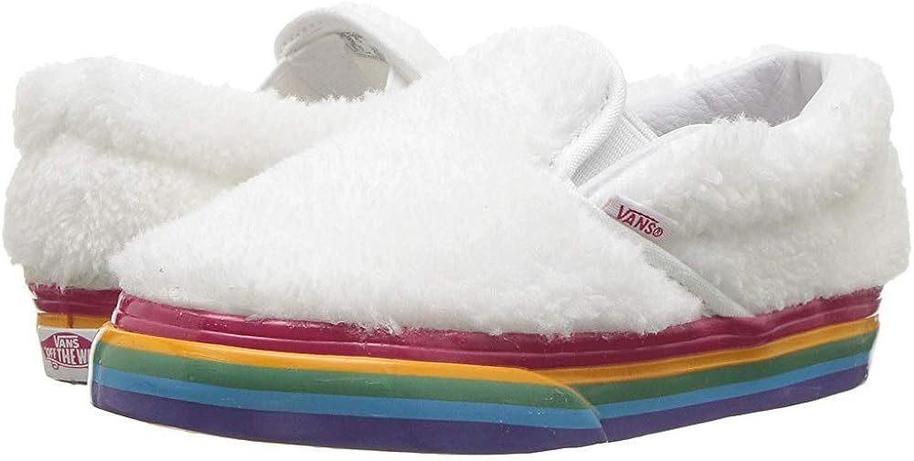 vans rainbow fur