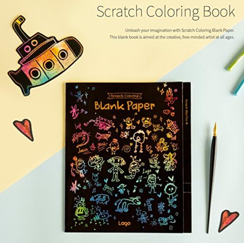 Lago Scratch Coloring - Blank Paper