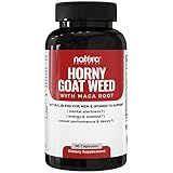 SALE - SAVE 65% - Natural Horny Goat Weed Extract Complex w/ Maca Root, Tongkat Ali, Saw Palmetto | Best Herbal Libido Booster Supplement For Men & Women | 60 Capsules