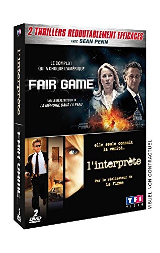 Sean Penn - Coffret - Fair Game + L'interprète - Pack