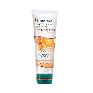 orange scrub face wash