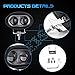 WEISIJI LED Work Pods,4D Lens LED Work Light 20W Headlight Spot Beam LED Work Light Bar for Motorcycle Truck Boat Offroad ATV UTV (2PCS / Pack)