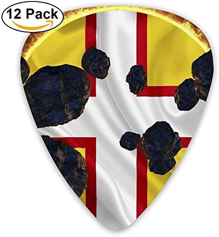 Dorset England Conquers The Sun Galaxy Meteorite Guitar Pick 0.46mm 0.73mm 0.96mm 12pack,Suitable For All Kinds Of Guitars