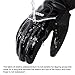 KINGSBOM Waterproof & Windproof Thermal Gloves - 3M Thinsulate Winter Touch Screen Warm Gloves - for Cycling,Riding,Running,Outdoor Sports - for Women and Men - Black