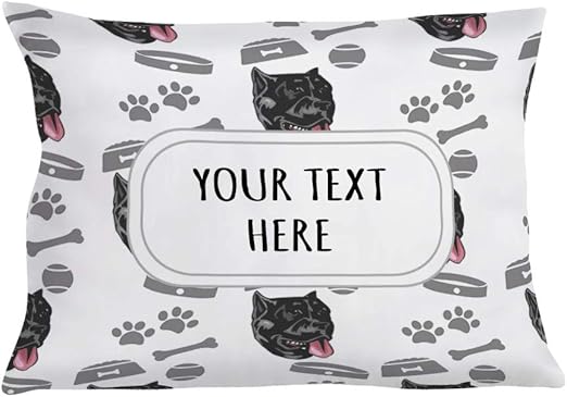 Amazon Com Style In Print Personalized Pillow Case Kanni Dog Bone