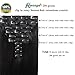 HEESAGA Clip in Hair Extensions Real Human Hair for Women Beauty 20 Inch 200 Grams/7.1 Ounce 10 Pieces with 22 Clips per Set (#1B Natural Black)