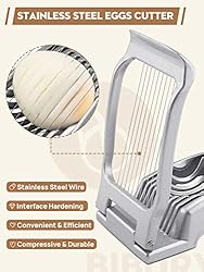 BIBURY Egg Slicer, Egg Cutter for Hard Boiled