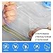 Suob Vacuum Storage Bags - 4 Pack (28 x 20inch) + 4 Pack (24 x 16inch) Space Saver Bags for Clothes Blankets Comforters - (8 Combo) Vacuum-Sealed, Double-Zip Seal Compression Bags for Maximum Storage