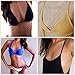 Besteel 8 Pcs Cross Belly Chains Necklace for Women Girls Summer Bikini Body Jewelry