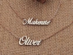 GR35Z9 Customized Unique Nameplate Jewelry My Name