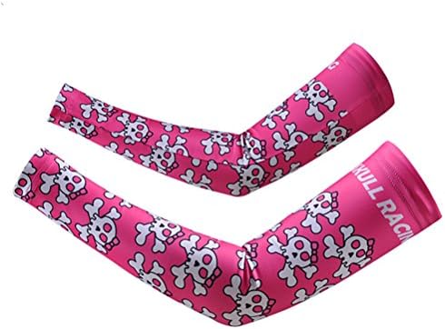 llcycling Arm Sleeves Comfortable Easy Wear for Cycling-red-l