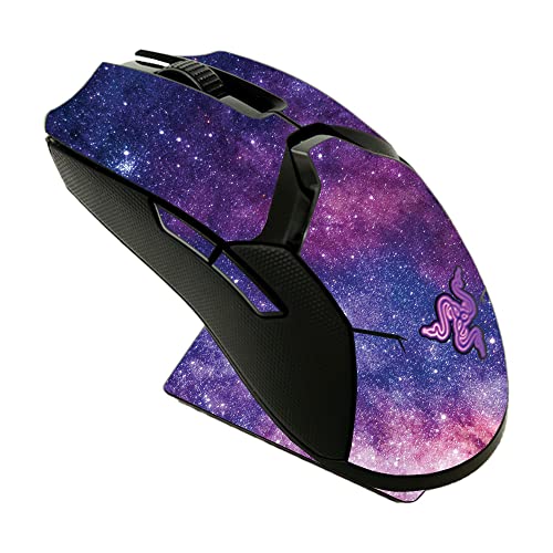 MightySkins Skin Compatible with Razer Viper Ultimate - Violet Stars | Protecti…