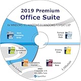 Office Suite 2019 Alternative to Microsoft Office Home Student and Business Compatible with Word, Excel, PowerPoint for Windows 10, 8.1 8 7 Vista XP by Apache OpenOffice ms Word ms Office (DVD-DISC)