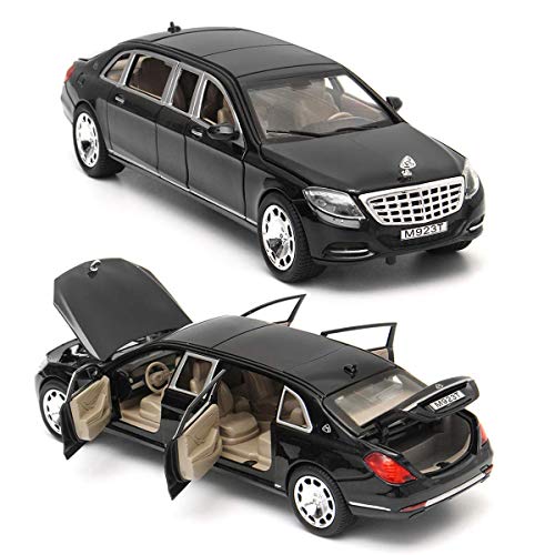 Shree Hari Enterprise Die Cast 4 Wheel Drive Metal Car Pull Back with 6 Operable Doors, Engine Cover, Tail with Front and Rear Light & Music Great Gift for Kids (Mercedes S-600) Toy Review India (Iknoor World )